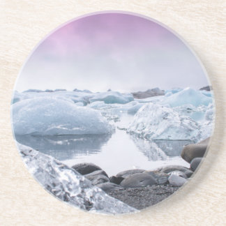 Island-Gletscher-Lagune Untersetzer