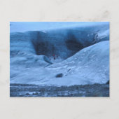 Island-Gletscher Postkarte (Vorderseite)