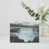 Island Godafoss Postkarte (Stehend Vorderseite)