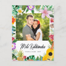 Island Greetings Foto Holiday Postcard