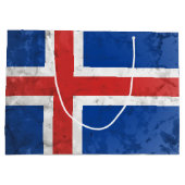 Island Große Geschenktüte (Rückseite)