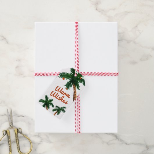 Island Gruß Geschenkanhänger (Mit Garn)