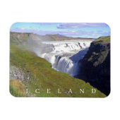 Island Gullfoss Wasserfall View Kühlschrankmagnet Magnet (Horizontal)