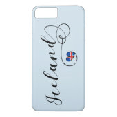 Island Heart Cell Case, Island Case-Mate iPhone Hülle (Rückseite)