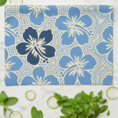 Island Hibiskus Hawaiian Kitetücher Geschirrtuch (Gefaltet)