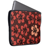 Island Hibiskus Hawaiian Neoprene Wetsuit Laptopschutzhülle (Vorne Rechts)