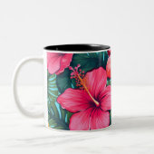 Island Hibiskus Kaffeezubereitung Tasse (Links)