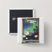 Island Hvannadalshnúkur Button (Vorne & Hinten)