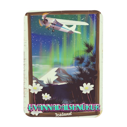 Island Hvannadalshnúkur Magnet (Vertikal)