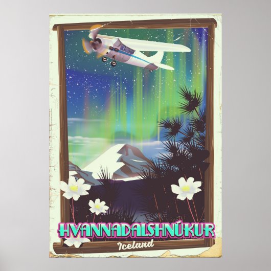 Island Hvannadalshnúkur Poster (Vorne)
