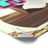 Island Hvannadalshnúkur Poster (Ecke)
