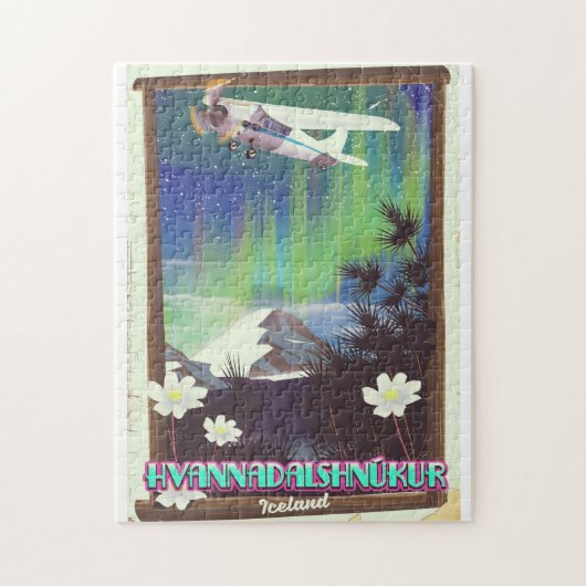 Island Hvannadalshnúkur Puzzle (Vertikal)