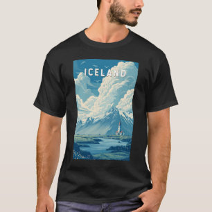 Island Illustration Reise Kunst Vintage T-Shirt