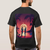 Island Ink: Sailor Jerry Beach Scene T-Shirt (Rückseite)