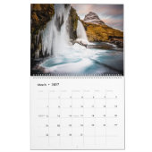 Island: Ís og Vatn (Eis und Wasser) Kalender (Mär 2027)