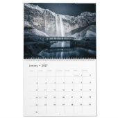 Island: Ís og Vatn (Eis und Wasser) Kalender (Jan 2027)