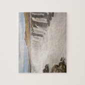 Island, Jokulsargljufur Nationalpark. Ansicht Puzzle (Vertikal)