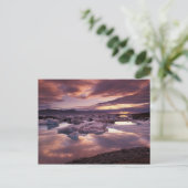 Island, Jokulsarlon Lagoon, Landschaft Postkarte (Stehend Vorderseite)
