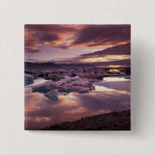 Island, Jökulsárlón-Lagune, Landschaft Button