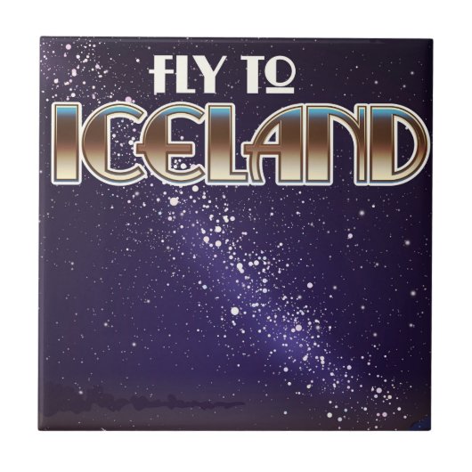 Island-Kampfplakat Fliese (Vorderseite)