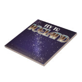 Island-Kampfplakat Fliese (Seite)