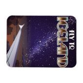 Island-Kampfplakat Magnet (Horizontal)