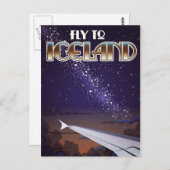 Island-Kampfplakat Postkarte (Vorne/Hinten)