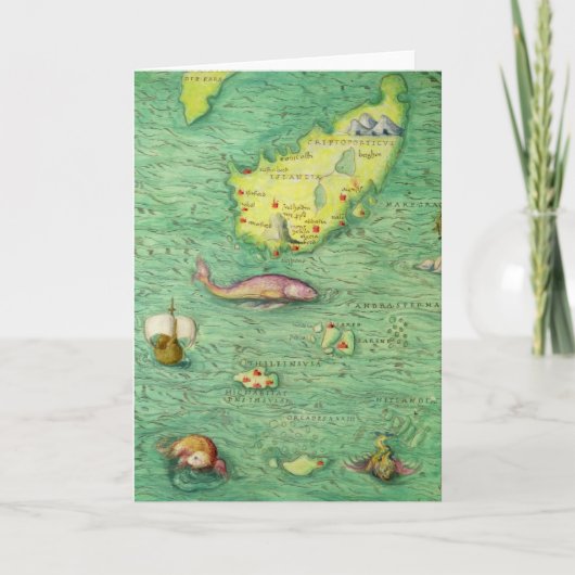 Island Karte (Vorderseite)