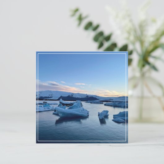 Island - Karte (Stehend Vorderseite)