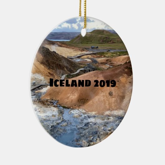 Island - Keramik Keramik Ornament (Rechts)