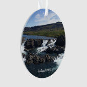 Island - Keramik Ornament (Vorderseite)