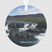 Island - Keramik Ornament (Rückseite)