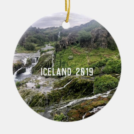 Island - keramik ornament (Vorne)