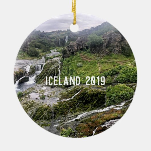 Island - keramik ornament (Hinten)