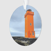 Island - Keramik Ornament (Vorderseite)