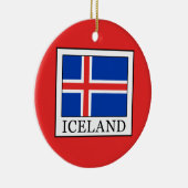 Island Keramik Ornament (Rechts)