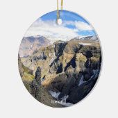 Island - Keramik Ornament (Links)