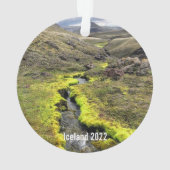 Island - Keramik Ornament (Rückseite)