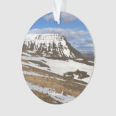 Island - Keramik Ornament (Vorderseite)