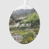 Island - Keramik Ornament (Vorderseite)