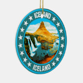 Island Keramik Ornament (Rechts)
