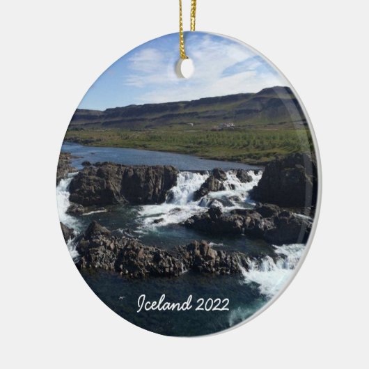 Island - Keramik Ornament (Links)