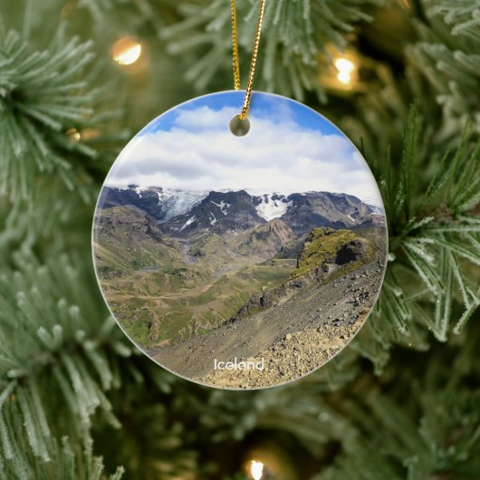 Island - Keramik Ornament (Baum)