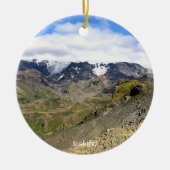 Island - Keramik Ornament (Vorne)