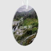 Island - Keramik Ornament (Vorderseite)