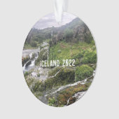 Island - Keramik Ornament (Vorderseite)