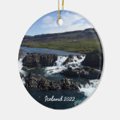 Island - Keramik Ornament (Links)