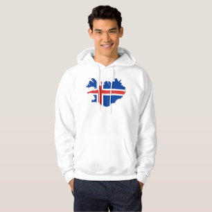 Island-Landesflagge Hoodie