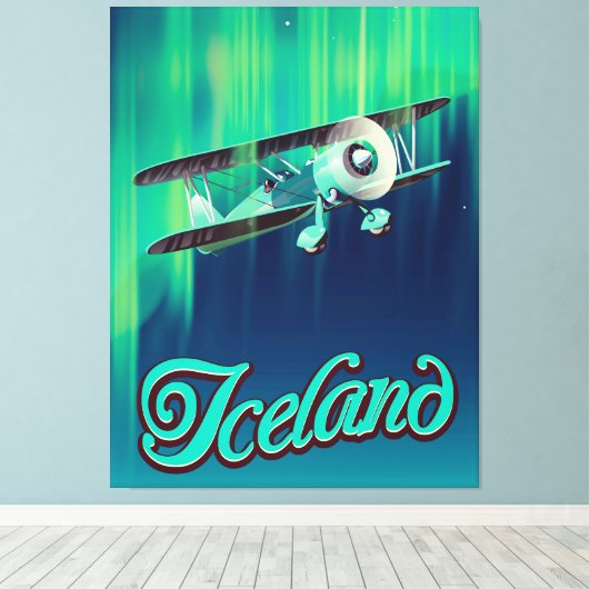 Island Leinwanddruck (Insitu (Holzboden))