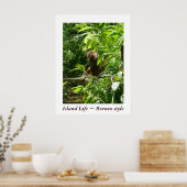 Island Life ~ Borneo Poster (Küche)